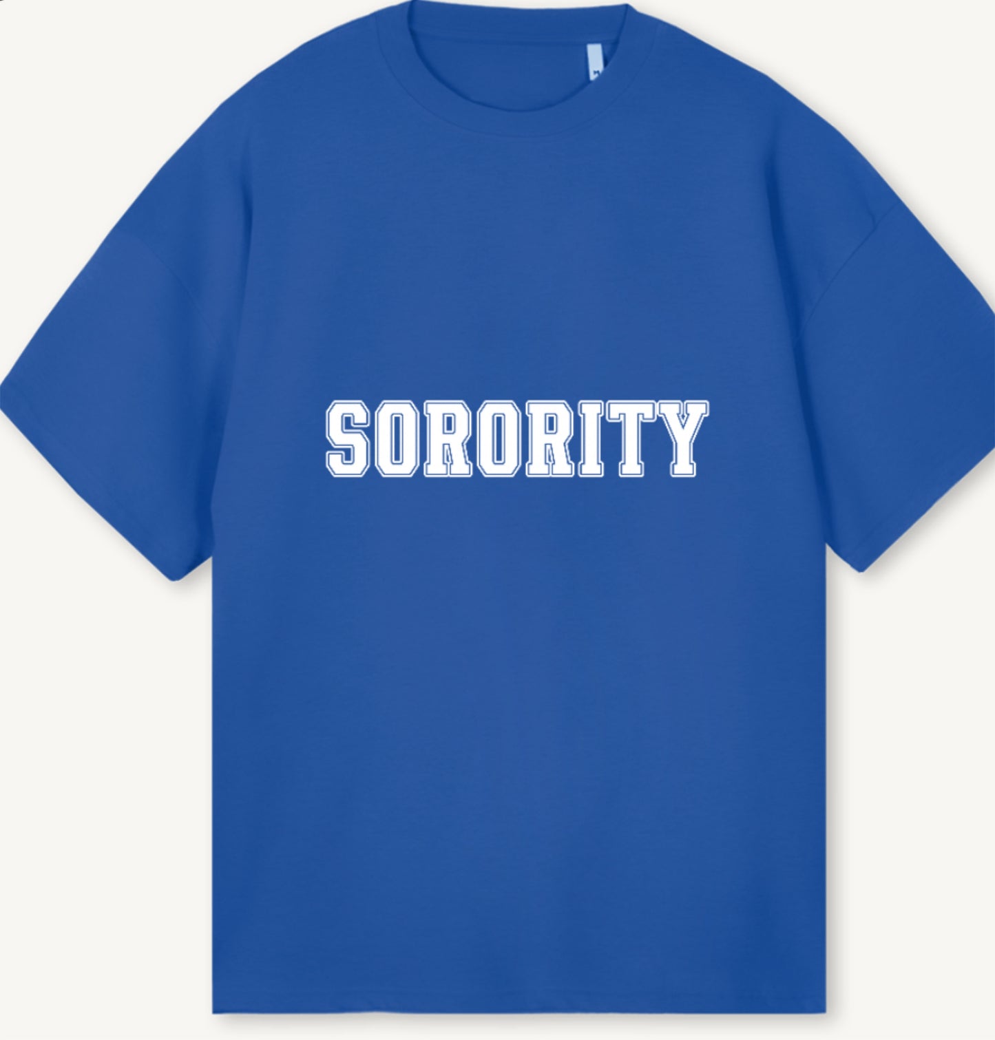 Cobalt Blue Oversized Luxury Tee - PREORDER DISPATCH 20TH SEPTEMBER