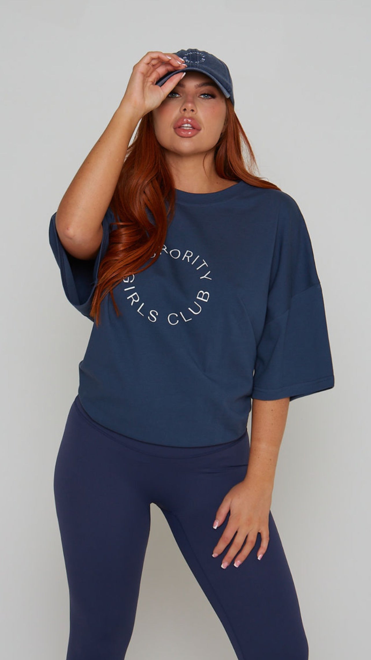 Vintage Navy SGC distressed denim cap