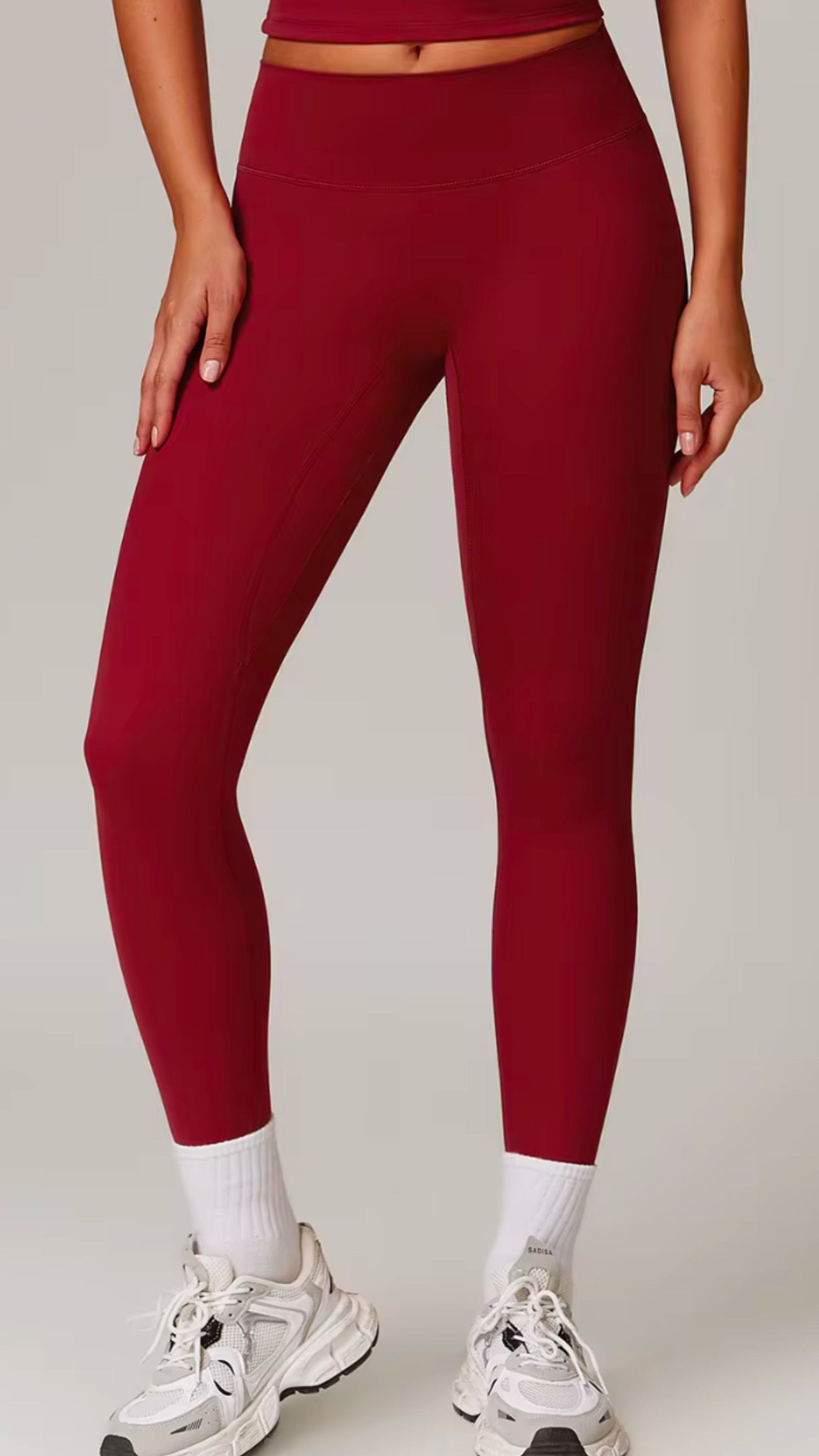 Cherry Red Essentials Leggings