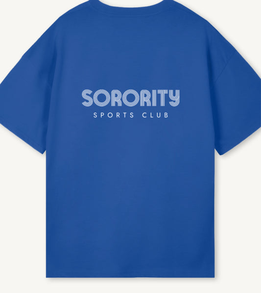 Cobalt Blue Oversized Luxury Tee - PREORDER DISPATCH 20TH SEPTEMBER